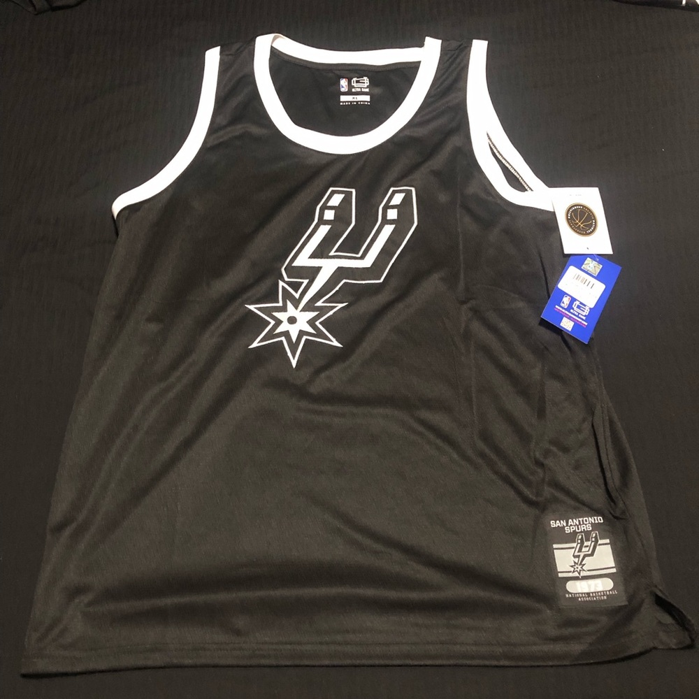 San Antonio Spurs Wembanyama # 1 ,Ultra Game Basketball Jersey Black Size XL NBA